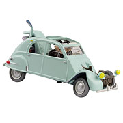 Adventures of Tintin Citroen 2CV 1:43 Scale Statue